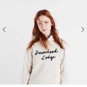 Madewell arrowhead lodge funnelneck sweatshirt‎